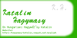 katalin hagymasy business card